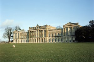 Heveningham Hall, Ansicht des Äußeren, gebaut ca. 1778 von Robert Taylor, Suffolk, UK von Unbekannt Unbekannt