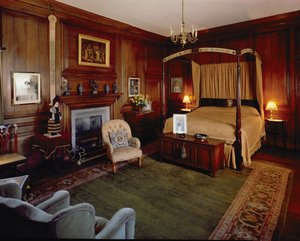 Hoghton Tower, Lancashire: Buckingham Zimmer, spätes 17. Jahrhundert