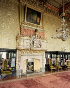 Innenraum des Venezianischen Zeichensaals, Carlton Towers, Yorkshire von Unbekannt Unbekannt