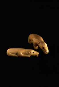 Inuit-Eisbären, 14. - 15. Jahrhundert (Knochen)