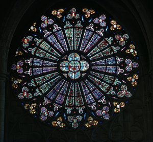 Nördliches Rosenfenster, 14. Jahrhundert