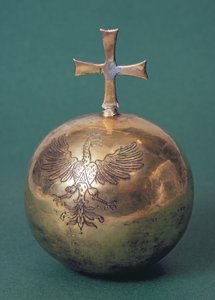 Reichsapfel von Königin Anna Jagiellon, bestellt von Königin Anna als Teil ihrer Krönungsinsignien, ca. 1572