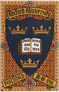 Wappen der Universität Oxford von Unbekannt Unbekannt