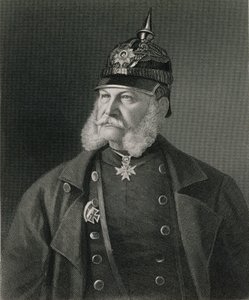 Porträt von Wilhelm I. (1797-1888), König von Preußen und Kaiser von Deutschland, graviert von William Holl