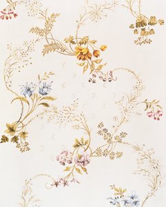 Rokoko asymmetrisches Blumendesign von Anna Maria Garthwaite, 1744 von Unbekannt Unbekannt