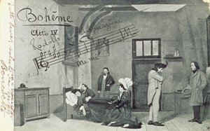 Szene aus Akt IV der Oper 