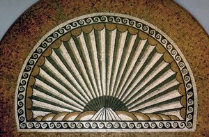 Muschelmosaik, Insula II Gebäude I 130-150 n. Chr. von Unbekannt Unbekannt