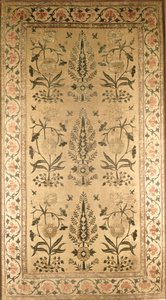 Samtbodenbelag, Moghul, Shah Jahan Periode, 1628-58 von Unbekannt Unbekannt