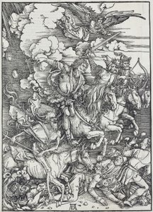 Albrecht Dürer, Apokalypse, Die vier apokalyptischen Reiter von Unbekannter Künstler