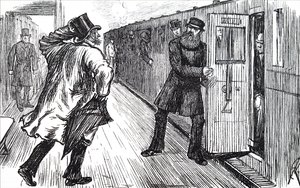 Ein Zugbegleiter von Unbekannt