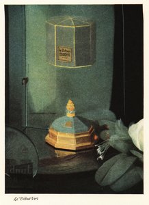 Werbung für Richard Hudnuts Parfüm, Parfum Le Debut Vert von Unbekannter Künstler