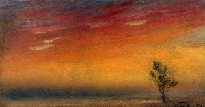 Nachglühen verursacht durch den Ausbruch des Krakatoa, 9. November 1883 von Unbekannter Künstler