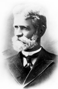 Almon Brown Strowger, amerikanischer Telekommunikationserfinder, ca. 1885 von Unbekannt