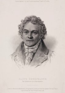 Alois Senefelder, deutscher Erfinder der Lithografie, ca. 1810