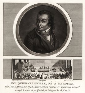 Antoine Quentin Fouquier-Tainville, öffentlicher Ankläger, Revolutionstribunal, guillotiniert 1795