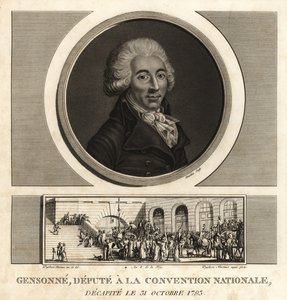 Armand Gensonne (1758-1793), französischer Politiker und Abgeordneter der Nationalversammlung