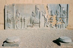 Basrelief der Nowruz-Audienz von Darius dem Großen
