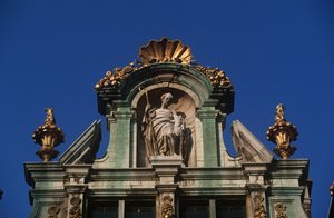 Belgien, Brüssel, Grand Place, architektonisches Detail