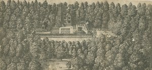 Boscobel House: Gravur, 17. Jahrhundert von Unbekannt