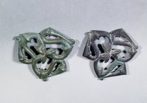 Bronzene Geschirrhalterungen aus South Shields, spätes 2. Jahrhundert n. Chr. von Unbekannt