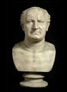 Büste des Kaisers Vespasian (Titus Flavius Vespasianus) (9-79) von Unbekannt