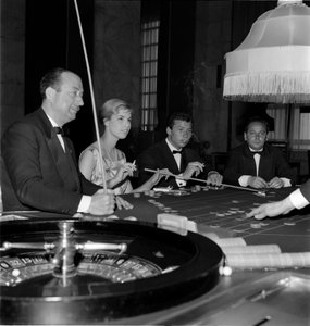 Casino von Venedig, der Roulettetisch, Lido di Venezia - 1960er Jahre