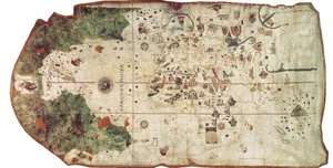 COSA, Juan de la (1460-1510). Kartograph. Karte von Juan de la Cosa (1500). SPANIEN. MADRID (AUTONOME GEMEINSCHAFT). Madrid. Marinemuseum von Unbekannter Künstler