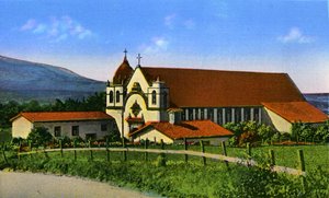 Kalifornien: El Carmel Mission von Unbekannter Künstler