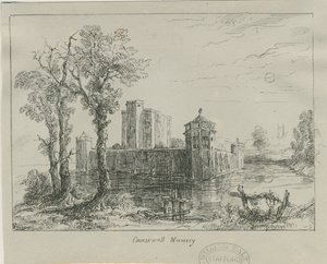 Caverswall Castle: Tintenzeichnung, nd [?19. Jahrhundert] von Unbekannt