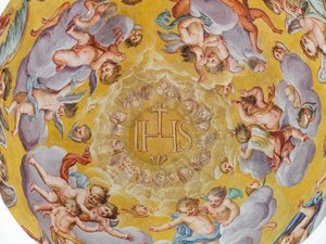 Deckenfresko, Mausoleum der Habsburger, Graz, Steiermark, Österreich, Europa (Foto)