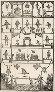 Zirkus und Balanceakt von Unbekannter Künstler
