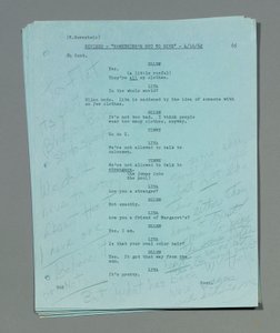 Sammlung loser überarbeiteter Drehbuchseiten aus Marilyn Monroes letztem und unvollendetem Film 