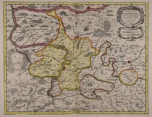 Neue und genaue Beschreibung der Grafschaft Wertheim und angrenzender Regionen von Unbekannter Künstler