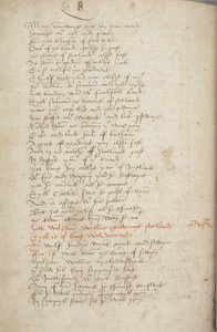 Kopie der Chronik von Andrew of Wyntoun, Fol 319 verso, (Detail), ca. 1550 von Unbekannt