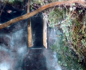 Hundsgrotte bei Neapel - Hunde ersticken an Kohlendioxid und der Mensch überlebt