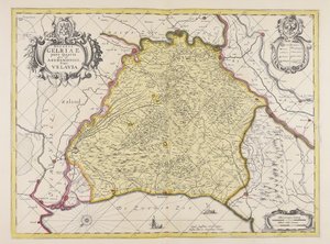 Ducatus Gelriae pars quarta quae est Arnhemiensis sive Velavia von Unbekannter Künstler