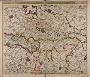 Ducatus Mantuensis: mit den Herzogtümern Guastalla, Castiglione, Solverina, Bosola und Sabbionetta sowie dem Herzogtum Mirandola: mit allen angrenzenden Provinzen von Unbekannter Künstler
