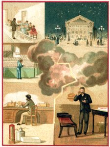Elektrizität: vom Kraftwerk zur Stadtbeleuchtung, ca. 1900-1910