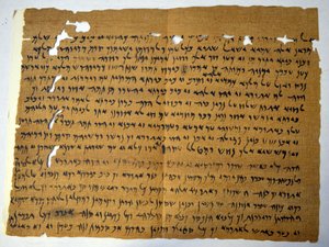 Elephantine Papyrus 407 v. Chr. von Unbekannter Künstler