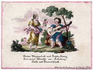 Ephemera Blumenduft und Saitenklang, Wien von Unbekannter Künstler