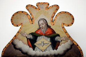 Evora Museum. Jesus und Heiliger Geist. Portugal. von Benjamin Baud