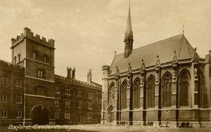Exeter College, Oxford von Unbekannter Künstler