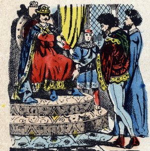 Vertreibung der Juden und italienischen Bankiers unter Karl IV. von Unbekannter Künstler