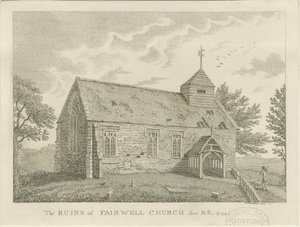 Farewell Kirche: Gravur, 1744 von Unbekannt