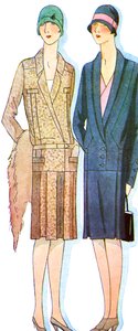 Mode: Anzüge im Frühling 1928 von Unbekannter Künstler