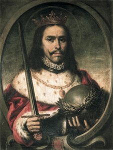 Ferdinand III., Heiliger Ferdinand von Kastilien, König von Kastilien und León (Öl auf Leinwand) von Unbekannter Künstler