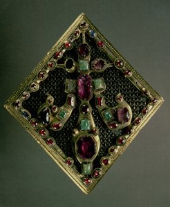 Lilienblütenverschluss, traditionell König Ludwig IX. von Frankreich (St. Ludwig) zugeschrieben (1215-70) ca. 1365-67 von Unbekannt