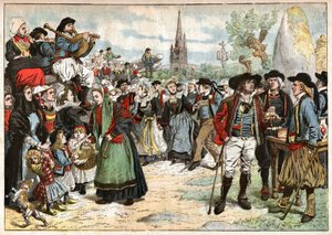 Folklore in der Bretagne