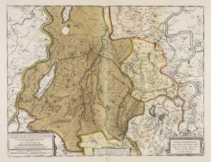 Fossa Eugeniana, die vom Rhein zur Maas geführt wurde, begonnen im Jahr MDCXXVII unter der Leitung von Graf Henricus vanden Berge von Unbekannter Künstler