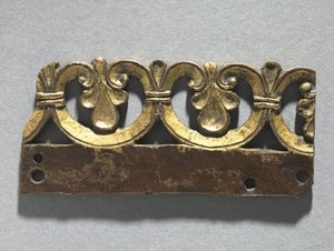 Fragment eines Zierkamms von einem Reliquienschrein, ca. 1165-1180 von Unbekannt